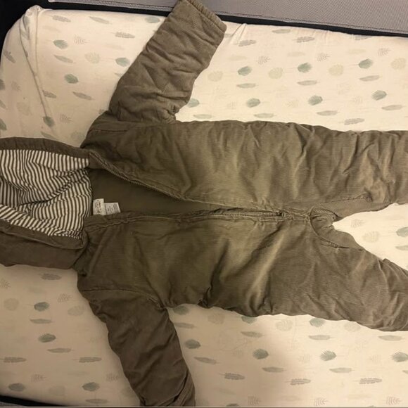 Baby Organic Cotton Corduroy Puffy Pram size 3-6 Months - Picture 3 of 4